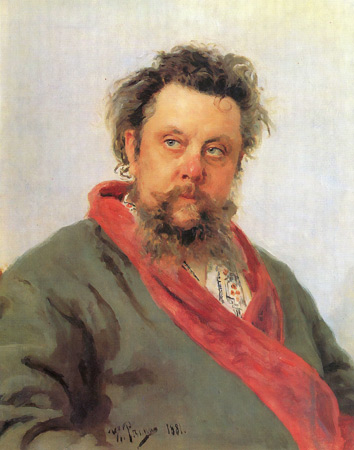 Мусоргский портрет. Musorgsky