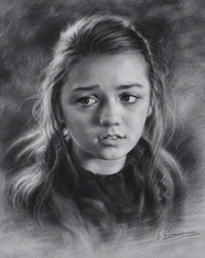 Young girl drawing 2015