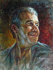 Sergey Garmash Painting. Russian actor
