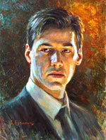 Keanu Reeves Painting