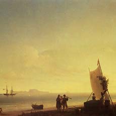 Вид на Капри 1845 г