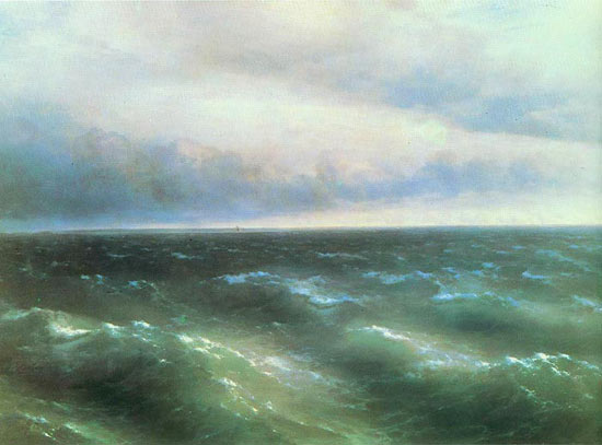 Черное море картина Айвазовского. 1881 г.