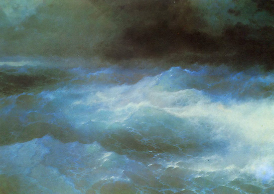 Картина Айвазовского Среди волн. 1898 г