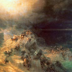 Картина Айвазовского Всемирный потоп. 1862 г.