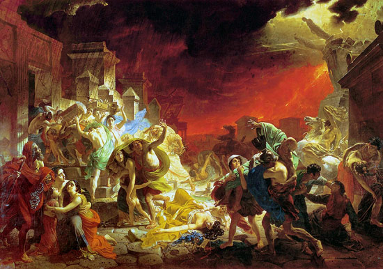 Картина Брюллова Последний день Помпеи. 1833 г.