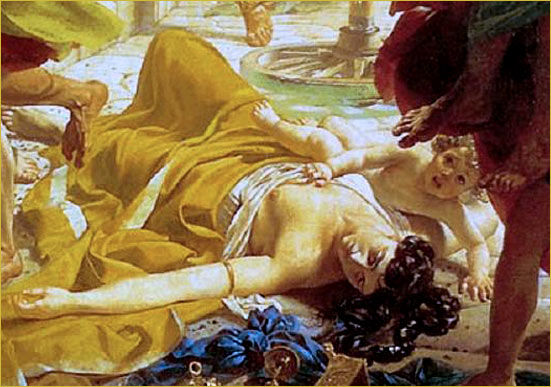 Картина Брюллова Последний день Помпеи. 1833 г. Описание картины