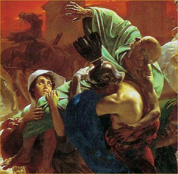 Картина Брюллова Последний день Помпеи. 1833 г. Описание картины