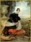 Портрет княгини Салтыковой Е.П. 1835 г