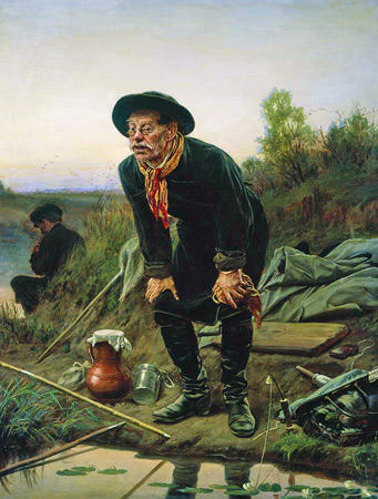 Картина Перова Рыболов