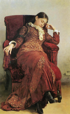 Портрет жены художника Репина