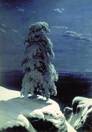 Картина На севере диком. Шишкин Иван. 1891 г.