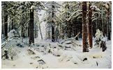 Картина Шишкина Зима. 1890 г