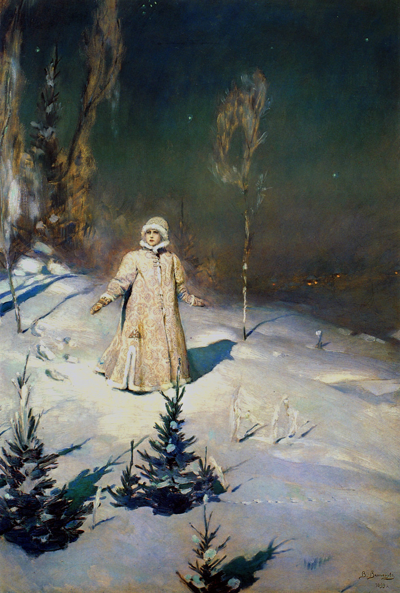Картина Васнецова Снегурочка. 1899 г. Краткое описание