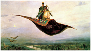 Картина Васнецова Ковер Самолет. 1880 г.