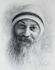 Osho drawing portrait