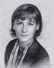 Drawing a portrait of a business woman in 2014
