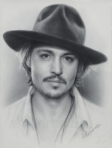 How To Draw Johnny Depp Step by Step Drawing Guide by Dawn  DragoArt