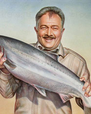 Old fisherman portrait