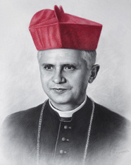 Portrait of Cardinal Ratzinger, Benedict XVI, in the world, Joseph Alois Ratzinger