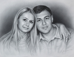couple portrait black and white