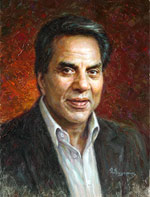 Dharmendra Dharam Singh Deol, Oil Painting