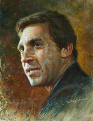 Vladimir Vysotsky painting. Russian actor
