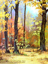 The perfect autumn leaves oil