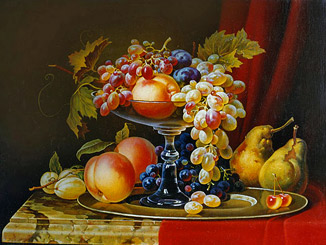 Fruit in a vase 