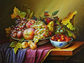 Fruits for home on the table