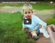 Видео картина мальчика в деревне