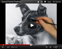 Laika Space Dog drawing Video