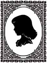 little girl silhouette clip art